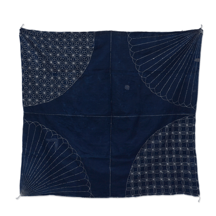 Japanisches Indigo-Boro mit Sashiko | ca. 1900–1930