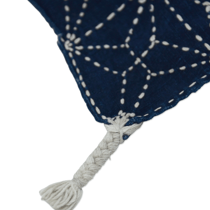 Japanisches Indigo-Boro mit Sashiko | ca. 1900–1930