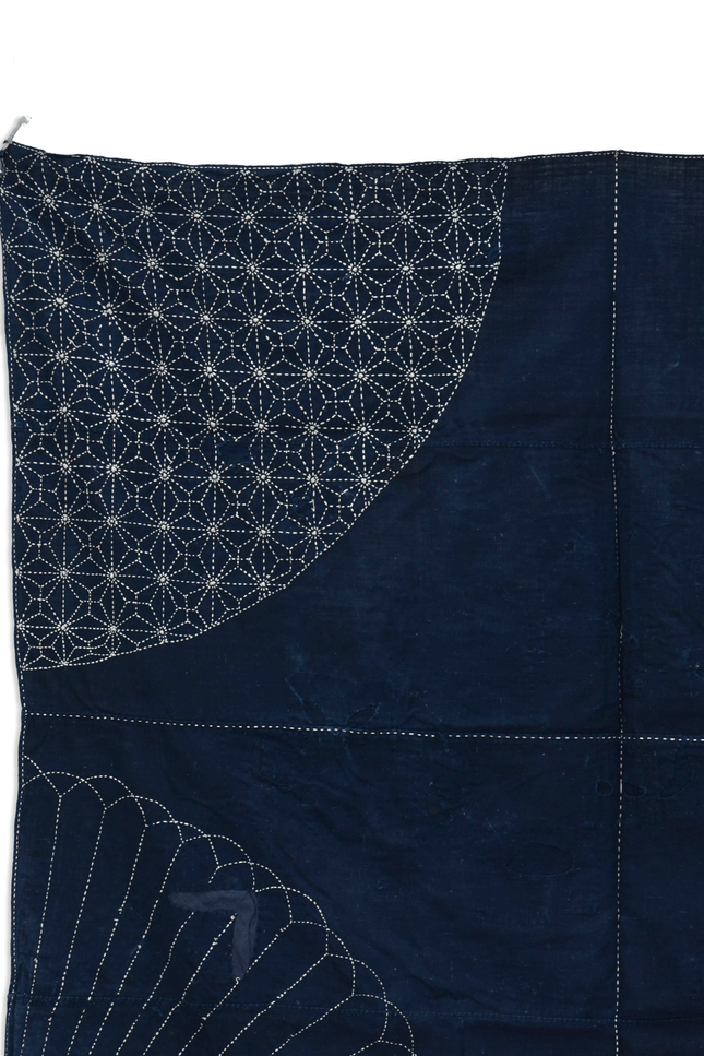 Japanese indigo boro with sashiko | c. 1900–1930