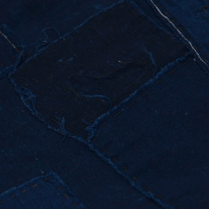 Japanisches Indigo-Boro mit Sashiko | ca. 1900–1930