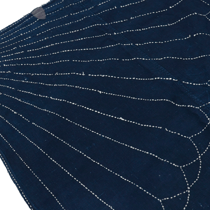 Japanisches Indigo-Boro mit Sashiko | ca. 1900–1930