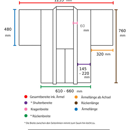 Haori - Black with Purple