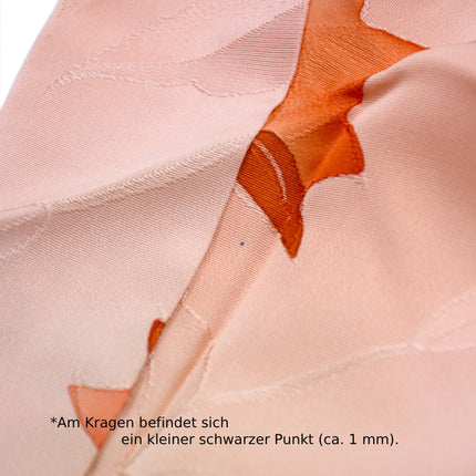Haori - Orangepink mit Blumen