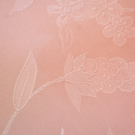 Haori - Orangepink mit Blumen