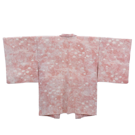 Haori - Pink mit Shibori Shnee Muster