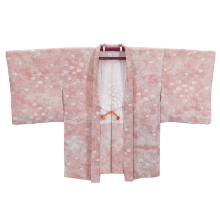 Haori - Pink mit Shibori Shnee Muster