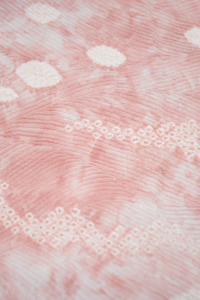 Haori - Pink mit Shibori Shnee Muster