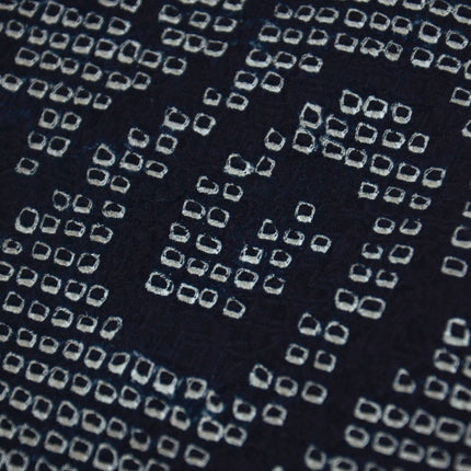 Haori with Shibori pattern - Black