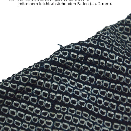 Haori with Shibori pattern - Black