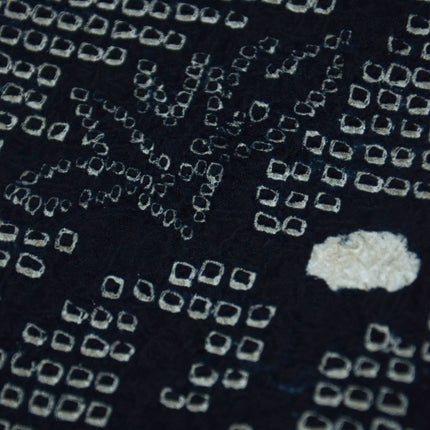 Haori with Shibori pattern - Black