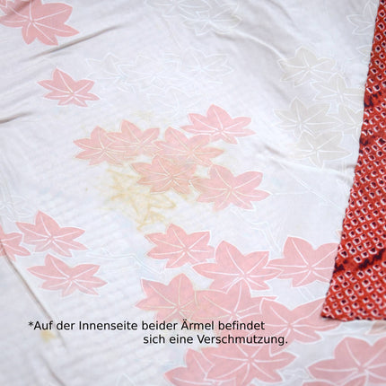 Haori mit Schibori- Muster - Orange