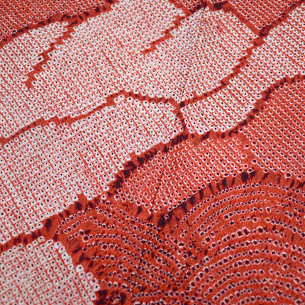 Haori mit Schibori- Muster - Orange