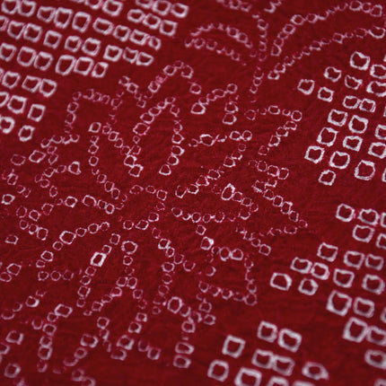 Haori with Shibori pattern - Red