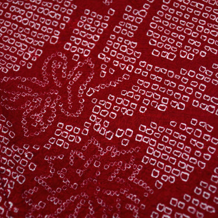 Haori with Shibori pattern - Red