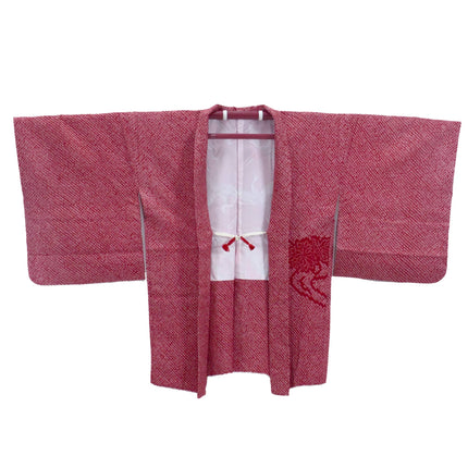 Haori with Shibori pattern - Red