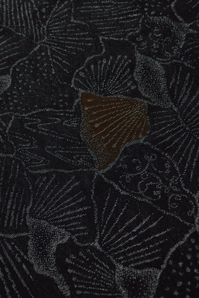 Haori - Schwarz mit Silberfäden