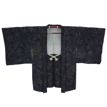 Haori - Schwarz mit Silberfäden