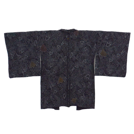 Haori - Schwarz mit Silberfäden