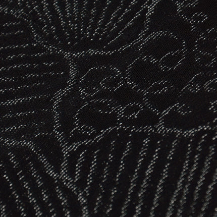 Haori - Schwarz mit Silberfäden