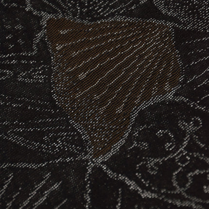 Haori - Schwarz mit Silberfäden