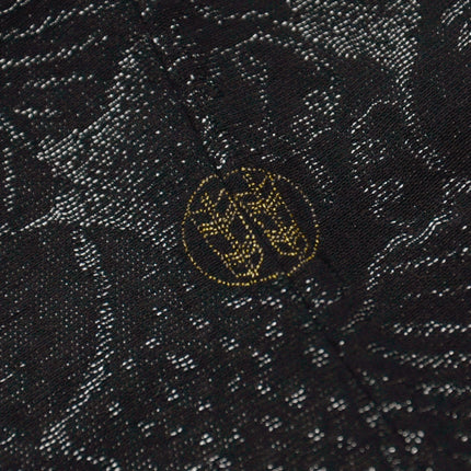 Haori - Schwarz mit Silberfäden