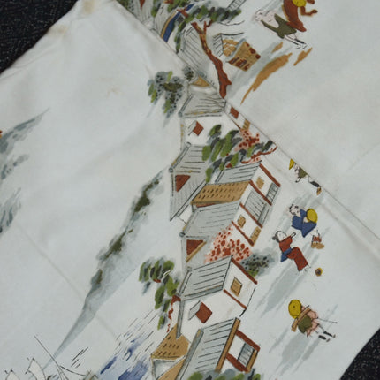 Antiker Haori - Schwarz mit Silberfäden