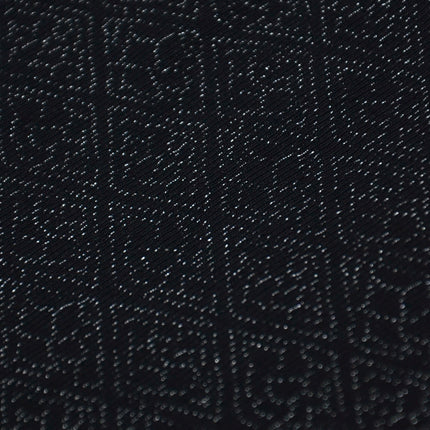 Antiker Haori - Schwarz mit Silberfäden