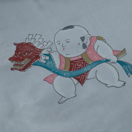 Haori mit Kirschblüten- und Ahornmustern aus Goldfäden