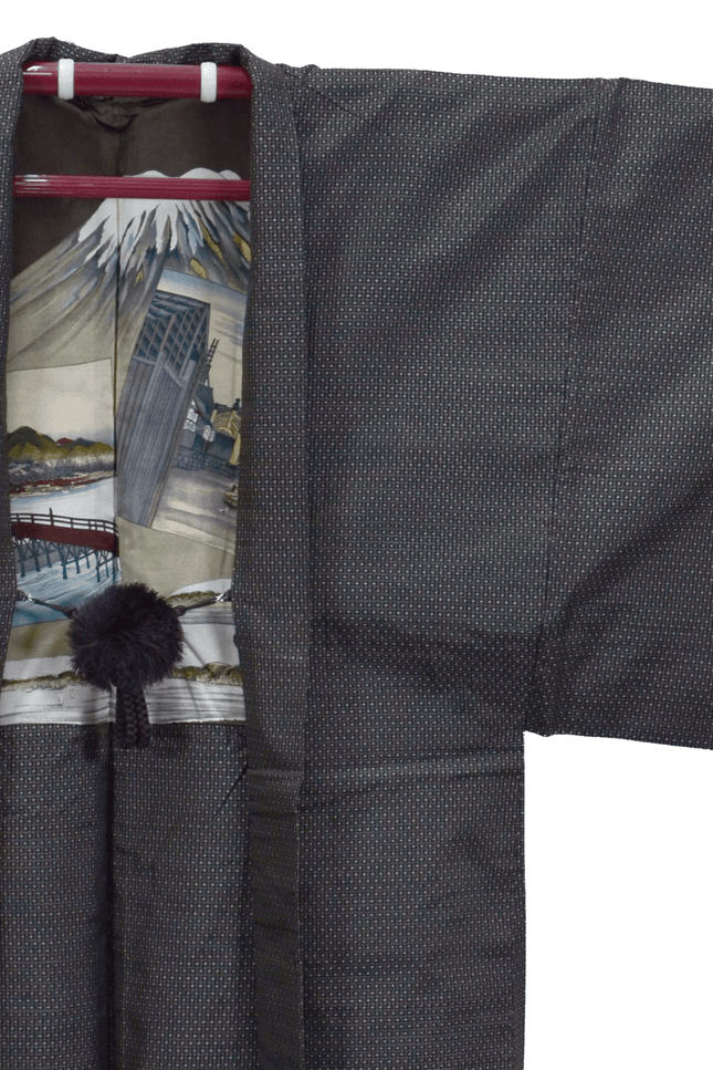 Vintage Haori with traditional Tōkaidō motif