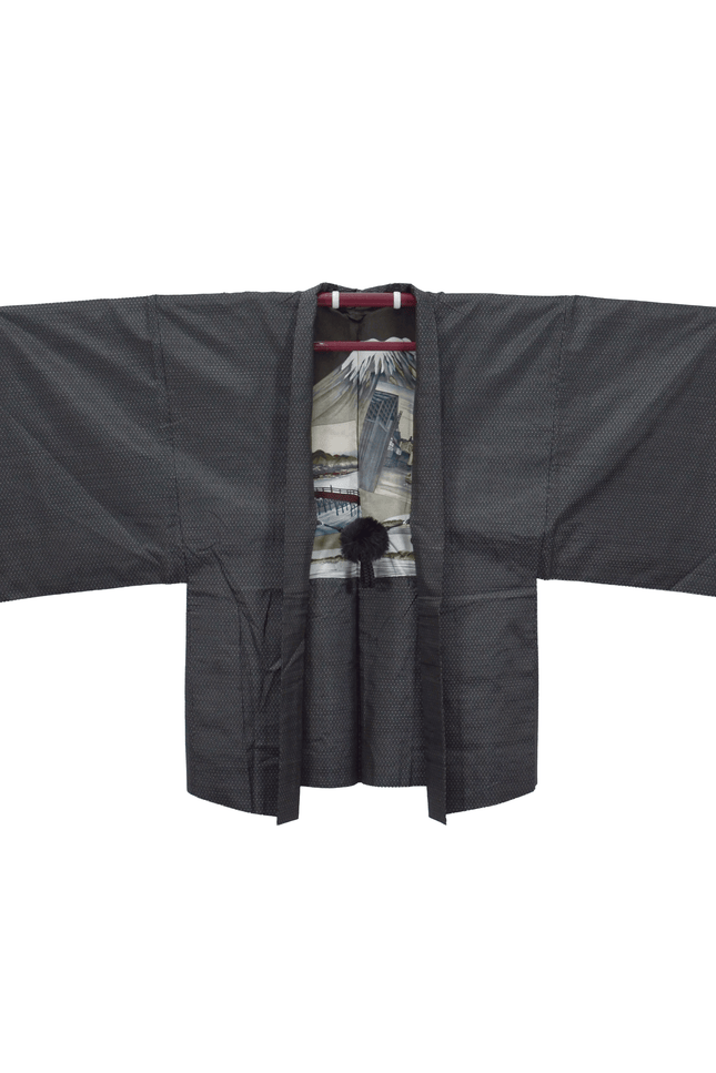 Vintage Haori with traditional Tōkaidō motif
