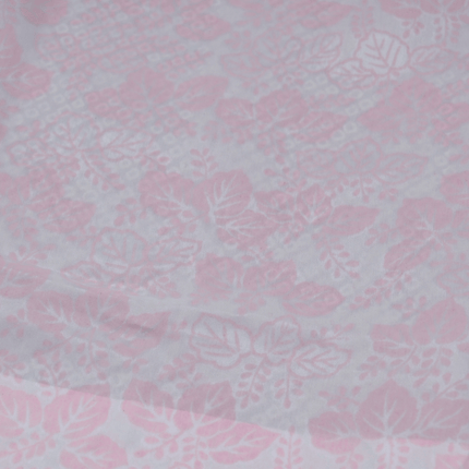 Vintage Haori mit Shibori-Muster und Ahornmotiv in Rotbraun