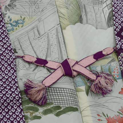 Vintage Haori mit Shibori-Wolkenmotiven (Kumodori)