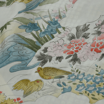 Vintage Haori mit Shibori-Wolkenmotiven (Kumodori)