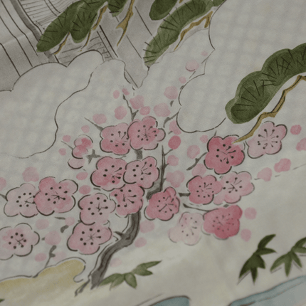 Vintage Haori mit Shibori-Wolkenmotiven (Kumodori)