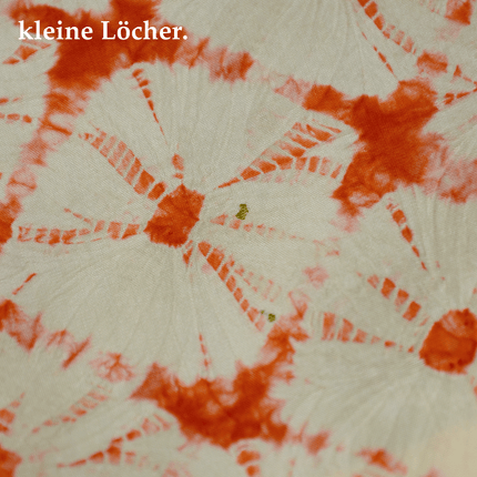 Antiker Haori mit Kranichmotiv in Gelbgrün und Shibori-Innenfutter ( ca 1920 - 1930 )