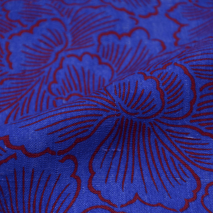 Antikes japanisches Haori mit Art-Déco-Blumenjacquard