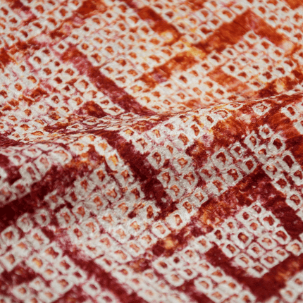 Vintage Seiden-Haori mit grafischem Shibori-Muster
