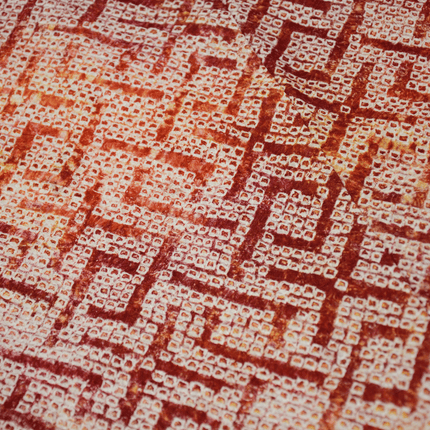 Vintage Seiden-Haori mit grafischem Shibori-Muster