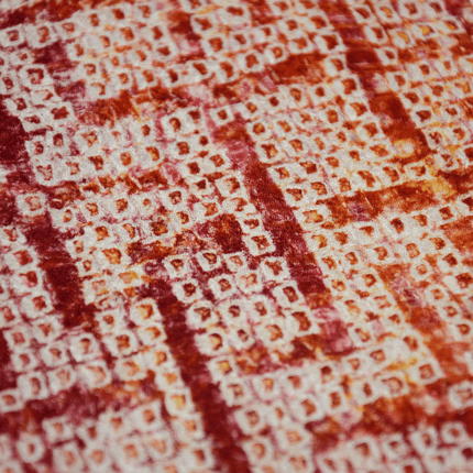 Vintage Seiden-Haori mit grafischem Shibori-Muster