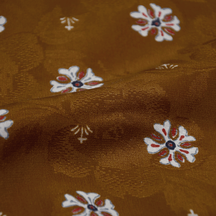 Retro-modernes Vintage-Haori mit floralem Muster