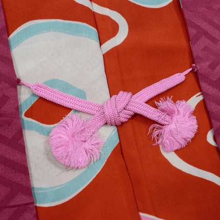 Antique Haori with Fan and Kanoko Patterns