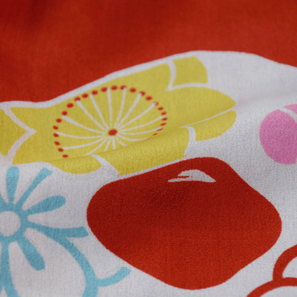 Antique Haori with Fan and Kanoko Patterns