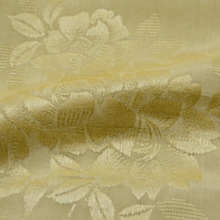 Schwarzer Vintage-Haori aus Seide mit goldgesticktem Familienwappen