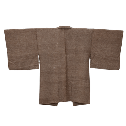 Ruhiger Vintage-Haori mit Samekomon und poetischem Innenfutter