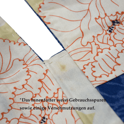 Vintage Haori aus Seide mit ‚Iki‘-Ästhetik und floraler Innenfütterung