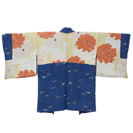 Vintage Haori aus Seide mit ‚Iki‘-Ästhetik und floraler Innenfütterung