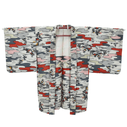 Antiker Meisen Haori mit abstraktem Muster
