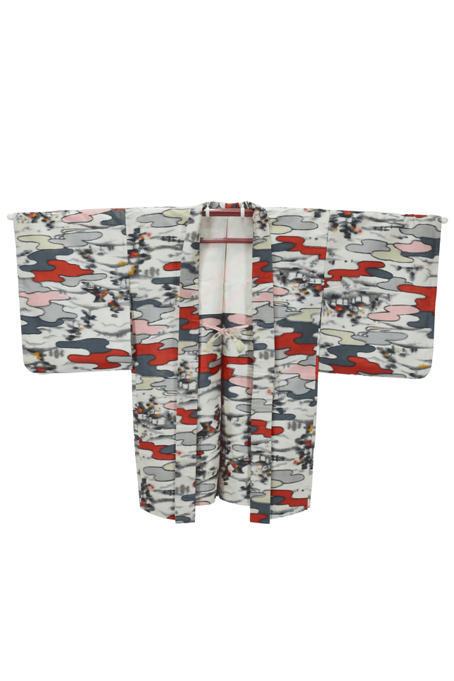 Antiker Meisen Haori mit abstraktem Muster