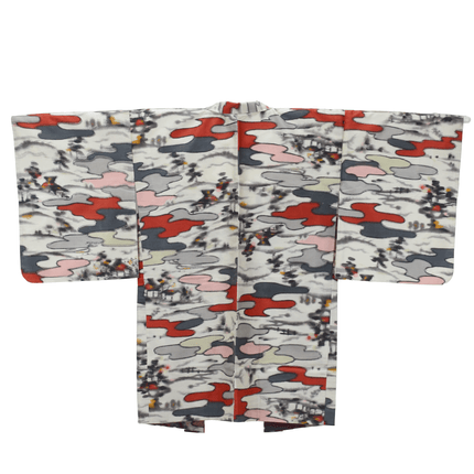 Antiker Meisen Haori mit abstraktem Muster