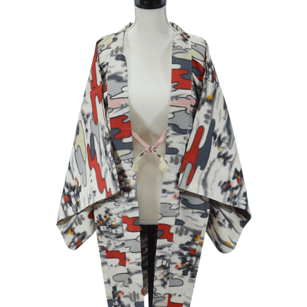Antiker Meisen Haori mit abstraktem Muster